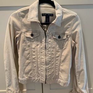 Abercrombie & Fitch beige corduroy jacket -small